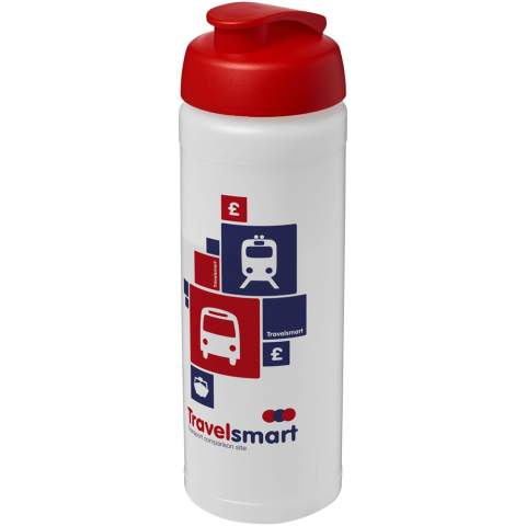 Single-wall sport bottle. Features a spill-proof lid with flip top. Volume capacity is 750 ml. Mix and match colours to create your perfect bottle. Contact customer service for additional colour options. Made in the UK. BPA-free. EN12875-1 compliant and dishwasher safe.