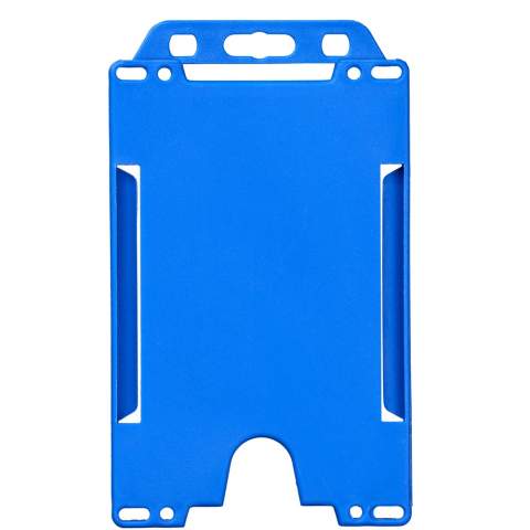 Portrait card holder which is ideal for exhibitions, workplaces, and networking events. Suitable for standard business card and credit card sized passes.