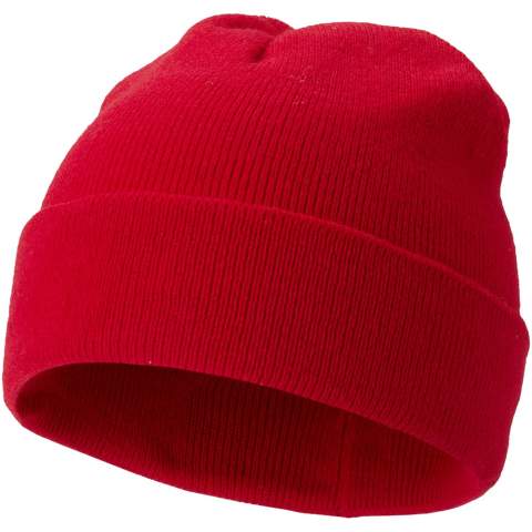 Le bonnet Irwin - votre indispensable pour les temps froids - est fabriqué en acrylique tricoté en côtes 1x1, avec un bord doublement plié pour une chaleur accrue et un ajustement sûr. Conçu pour le confort et le style, il vous gardera bien au chaud pendant vos aventures hivernales. Avec son look classique et ses différentes options de couleurs, le bonnet Irwin est un complément polyvalent à toute garde-robe pour rester au chaud et à la mode.