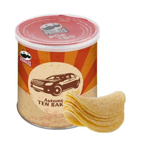 Mini Pringles orginal ca. 40 gram voorzien van een full colour bedrukte wikkel