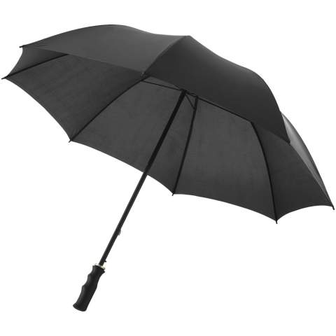 The Barry umbrella is a bestseller for a reason. The 23" umbrella slides automatically open in just one click. It is made of polyester, a durable material that allows one to walk through the rain without getting wet. Furthermore, the umbrella has a metal shaft, metal ribs and a plastic handle. The Barry umbrella offers multiple possibilities for placing a logo or other company messages and is available in various colours.