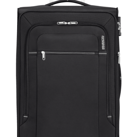 De Crosstrack serie van American Tourister bestaat uit lichtgewicht koffers die ondanks hun gewicht van perfecte kwaliteit zijn. De collectie is gemaakt van polyester dat zich kenmerkt als licht en erg sterk. In het ruime hoofdcompartiment, dat uitbreidbaar is middels een rits, is bagage gemakkelijk op te bergen en blijft de bagage op zijn plek dankzij twee inpakriemen. Je neemt de koffer gemakkelijk overal mee naar toe dankzij de vier soepele wielen, twee handvatten en de trekstang. Dankzij het geïntegreerde TSA-slot kun je zorgeloos reizen van en naar de VS.