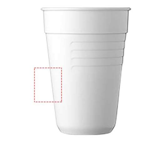 Tasse pour machine à café d'une capacité de 165 ml, idéal pour les entreprises et autres organisations. Dans de nombreux pays, les gobelets jetables ne sont plus autorisés, ce qui fait de cette tasse une alternative réutilisable parfaite. La tasse est empilable et passe au lave-vaisselle.