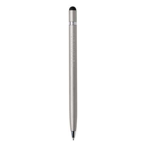 Metalen touchscreen pen met tijdloos design. Nieuwe creatieve mogelijkheden noteer je met deze moderne pen. Inclusief Duitse Dokumental® inktvulling in blauw (ca. 1200 m schrijflengte) met TC-ball voor ultra-vloeiend schrijfplezier.