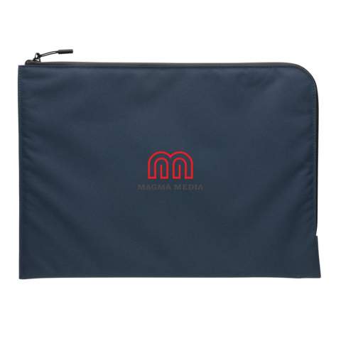 Safely store your laptop in the clean and minimalistic 15.6" laptop sleeve with zip at the top. Made with recycled polyester. With AWARE™ tracer that validates the genuine use of recycled materials. Each laptop sleeve has reused 4.5 0.5L PET bottles. 2% of proceeds of each Impact product sold will be donated to Water.org. PVC free.<br /><br />FitsLaptopTabletSizeInches: 15.6<br />PVC free: true