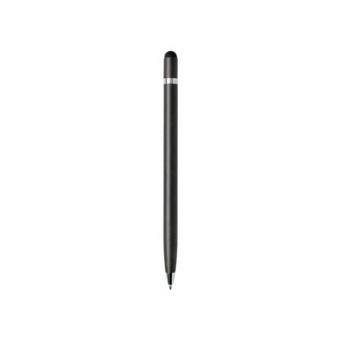 Stylus-Stift im zeitlosen Design. Mit 1200m blauschreibender Dokumental® Mine und TC-Ball für sanftes Schreiben.