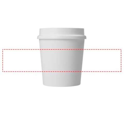 Gobelet Americano® Switch à simple paroi d'une capacité de 200 ml. Le couvercle innovant à 360° vous permet de boire de n'importe quel côté du gobelet et améliore votre dégustation en renforçant l'arôme de la boisson que vous avez choisie. Le couvercle et le gobelet ne contiennent ni silicone, ni BPA, sont lavables au lave-vaisselle et passent au four à micro-ondes. Dans la famille Americano® Switch, vous pouvez personnaliser votre gobelet en y ajoutant un couvercle et une poignée. Fabriqué au Royaume-Uni et emballé dans un sac en plastique PE recyclé.