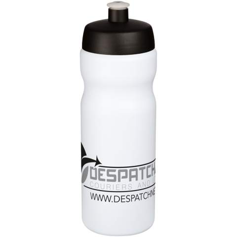 Enkelwandige sportfles. Met een morsvrije deksel met duw-en-trek mondstuk. Volumecapaciteit is 650 ml. Mix en match kleuren om je perfecte fles te maken. Neem contact op met ons voor meer kleuropties. Gemaakt in het Verenigd Koninkrijk. BPA-vrij. Voldoet aan EN12875-1 en is vaatwasmachinebestendig.