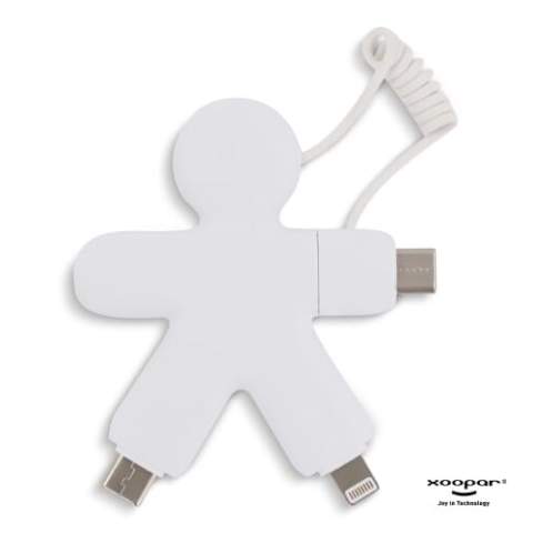 Betrouwbaar, nuttig, gemaakt van gerecycled materiaal en altijd klaar voor gebruik! Sluit al je essentiële apparaten aan met de USB-, USB-C- of Lightning-connectoren. De flexibele spiraalkabel doet ook dienst als sleutelhanger! Neem je buddy overal mee naartoe! Het totale gerecyclede materiaal is 30% gebaseerd op het gewicht van het artikel.  De kabel is verpakt in een duurzame FSC-gecertificeerde papieren envelop.