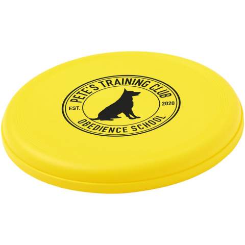 Ideal for summer promotions or pet-related businesses, this promotional frisbee offers a low cost and fun way to get your message across.