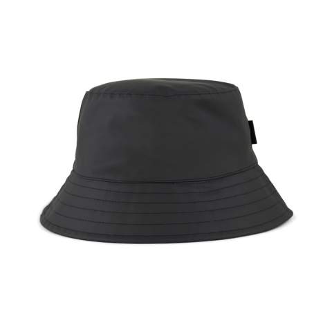 Sleek bucket hat in a clean design, perfect for casual days or relaxed business settings. A versatile accessory that compliments any style, this hat not only offers protection against occasional light rain but also ensures a comfortable fit. With a 58cm circumference, it's designed as a one-size-fits-all. The bucket is made from recycled PET with the AWARE™ tracer, validating the genuine use of recycled materials. 2% of the proceeds of each product sold will be donated to Water.org.