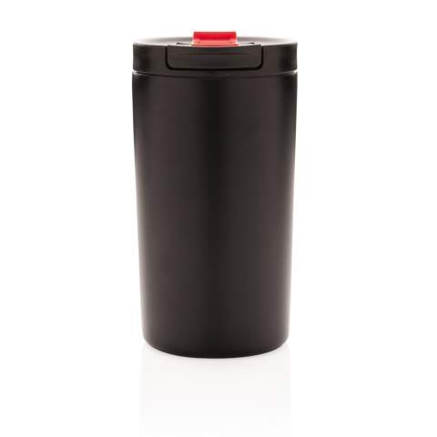 This double wall vacuum leakproof lock mug is the perfect size for your beverage. It's leak proof sealing flip lid is designed for easy open/close and on-the-go use. Vacuum insulation keeps beverages hot for up to 5 hours and cold for up to 15 hours. Capacity 300ml. BPA free.<br /><br />HoursHot: 5<br />HoursCold: 15