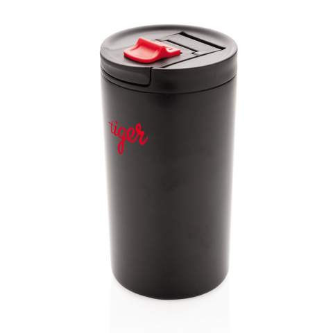 This double wall vacuum leakproof lock mug is the perfect size for your beverage. It's leak proof sealing flip lid is designed for easy open/close and on-the-go use. Vacuum insulation keeps beverages hot for up to 5 hours and cold for up to 15 hours. Capacity 300ml. BPA free.<br /><br />HoursHot: 5<br />HoursCold: 15