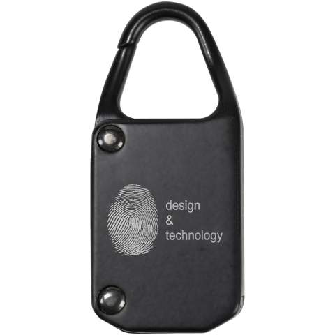 Padlock with a state-of-the-art fingerprint sensor that can store up to 10 different fingerprints. The lock can be used up to 1000 times before it needs to be recharged. USB input / output: 5V - 100 mA / 3.7 V - 150 μA. Size: 28 x 60 x 15 mm. Charging time: 3 hours. Comes with a gift box with magnetic closure, made out of recycled paper.