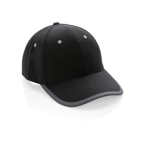 Racontez une histoire vraie sur la durabilité et portez-la avec fierté ! Cette casquette contraste à 6 panneaux avec visière incurvée est fabriquée en coton recyclé 280gr brossé avec la technologie de traceur AWARE™. Avec AWARE ™, l'utilisation de véritables matériaux en tissu recyclé et les allégations d'impact sur la réduction de l'eau sont garanties. Économisez de l'eau et utilisez de véritables tissus recyclés. Si vous choisissez cet article, vous économisez 250 litres d'eau. 2% des recettes de chaque produit Impact vendu seront reversés à Water.org. Fermeture velcro. Le calcul d'économie d'eau est basé sur des données ACV fiables telles que publiées par Textile Exchange dans leurs Material Snapshots 2016.