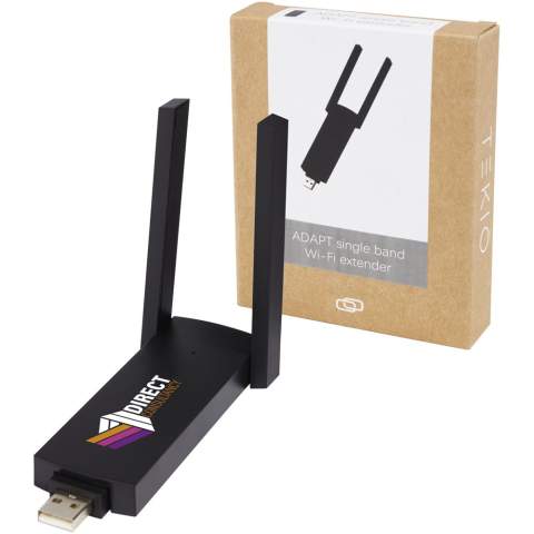 Wi-Fi extender that can extend wireless coverage to every corner of your house (up to 15 meters). Universally compatible with any standard router or gateway and can be setup on various platforms easily (Windows/Android/iOS). Stable connection that provides up to 300Mbps transmission under 2.4GHz channel. Includes a nice pouch for easy transport and storage. Delivered in a premium kraft paper box with a colourful sticker.