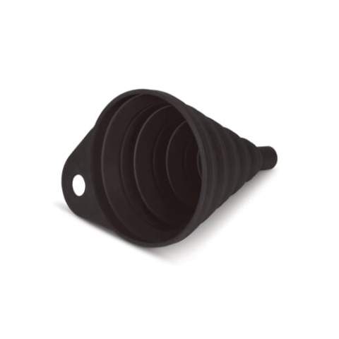 Entonnoir pliable Toppoint design qui vous permettra de remplir le liquide pare-brise. Boite en plastique avec entonnoir en silicone. Marquage sur la boite.