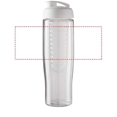 Einwandige Sportflasche mit einem stylischen, schlanken Design. Die Flasche ist aus recycelbarem PET-Material hergestellt. Verfügt über einen auslaufsicheren Klappdeckel und einen herausnehmbaren Infusor, mit dem Sie Ihrem Getränk Ihren Lieblingsfruchtgeschmack verleihen können. Das Fassungsvermögen beträgt 700 ml. Mischen und kombinieren Sie Farben, um Ihre perfekte Flasche zu kreieren. Kontaktieren Sie den Kundendienst für weitere Farboptionen. Hergestellt in Großbritannien. Verpackt in einem recycelten PE-Kunststoffbeutel. BPA-frei.