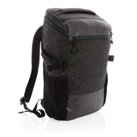 Dieser 900D Laptop-Rucksack hat neben dem geräumigen Hauptfach auch ein 15.6" Laptopfach sowie ein kleines Fach um schnell an die Dinge ran zu kommen. Die große Reißverschlussöffnung lässt Sie auf den ersten Blick sofort erkennen wo was verstaut ist. PVC-frei.<br /><br />FitsLaptopTabletSizeInches: 15.6<br />PVC free: true