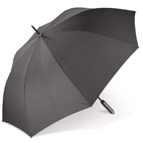 Grand parapluie avec cadre en fibre de verre coupe-vent. L'effet de couleur intelligent entre le dais et la poignée ergonomique confère au parapluie un aspect intemporel. Ce qui convient à tout le monde.