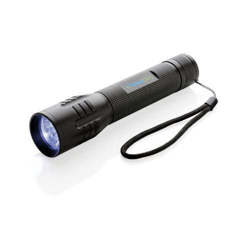 Super bright and strong 3W CREE torch perfect for longer performance. The aluminium torch has special CREE led’s that light up much brighter than regular LED lights for perfect exposure. Includes batteries for direct use. 100 lumen and working time of 15 hours. Made out of durable aluminium.<br /><br />Lightsource: Cree™ LED<br />LightsourceQty: 1