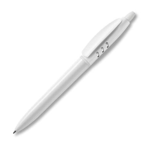 Le stylo bille S30 de couleur opaque est un stylo blanc avec des composants colorés. Il comprend un mécanisme de poussoir et une recharge d'écriture bleue X20. Sa cartouche X20 écrit jusqu’à 2.5km, écriture par défaut bleue. Le stylo est fabriqué en Europe en plastique ABS. À partir de 5.000 pièces, vous pouvez choisir vos propres couleurs. 