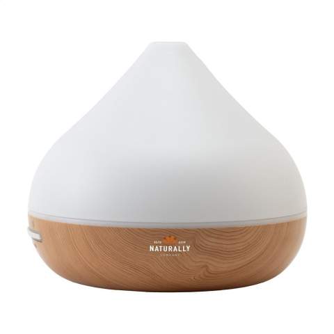 Creëer een rustgevende sfeer in huis of op kantoor met de Grundig Aroma Diffuser LED. Deze ABS diffuser verspreidt geuren en bevochtigt de lucht voor een frisse en ontspannen omgeving. Geschikt voor etherische oliën (niet meegeleverd). Met 7 kleuren LED-verlichting, timer en een waterreservoir met een inhoud van 350 ml. Input 5V/1A Type-C. Inclusief USB-A/USB-C kabel (150 cm) en gebruiksaanwijzing. Per stuk in FSC® gecertificeerde kraftdoos.