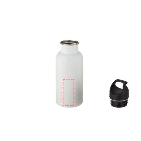 Staying hydrated at all times is possible with this durable yet lightweight 500 ml 18/8 stainless steel drinking bottle. It is the perfect companion while exercising, on day trips or at the office. The single-walled Luca bottle has a matte finishing effect and offers plenty of space to add any kind of logo. The built-in carrying handle lid also makes is convenient to carry when on the go. The 44 mm opening fits ice cubes and makes it easy to fill, pour and clean. BPA-free, tested and approved under German Food Safe Legislation (LFGB). Tested and approved for phthalates content according to REACH regulations. Hand wash recommended. Presented in a recycled cardboard gift box. 