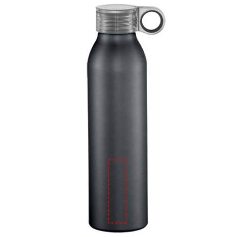 Belle et légère, c'est la bouteille de sport en aluminium Grom 650 ml en quelques mots. Le couvercle transparent à visser est anti-débordement et dispose d'une sangle avec une fonction color-pop, assurant un transport facile. La finition mate et métallique donne à la bouteille un aspect élégant. Quel que soit l'événement à célébrer, la bouteille Grom plaira à coup sûr à tous les destinataires.