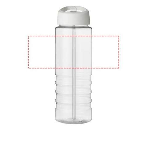 Einwandige Sportflasche mit geripptem Design. Verfügt über einen auslaufsicheren Deckel zum Klappen Das Fassungsvermögen beträgt 750 ml. Mischen und kombinieren Sie Farben, um Ihre perfekte Flasche zu kreieren. Kontaktieren Sie uns bezüglich weiterer Farboptionen. Hergestellt in Großbritannien. Verpackt in einem recycelten PE-Kunststoffbeutel. BPA-frei.