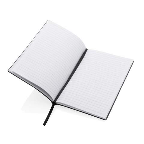 This beautiful recycled felt notebook is perfect for all your notes. The cover and inner pages are made from 100% GRS certified materials. GRS certification ensures a completely certified supply chain of the recycled materials. Total recycled content: 99% based on total item weight. The notebook features 80 sheets/160 lined pages of 70 g/m2.<br /><br />NotebookFormat: A5<br />NumberOfPages: 160<br />PaperRulingLayout: Lined pages