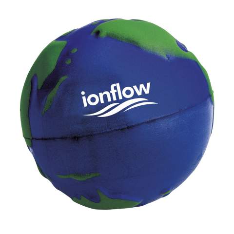 Squishy stress ball made from soft foam. With stress balls, small variations can occur in density, colour, dimensions and weight that can affect precision and uniformity of the print, which can also break.