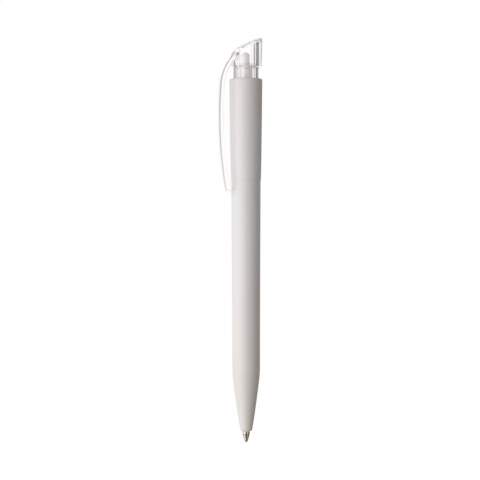 ECO-friendly, blue ink ballpoint pen by Stilolinea®. The matt barrel is made from PLA, a material derived from plant fibres: completely biodegradable and compostable and from 100% renewable sources.  Made in Italy.