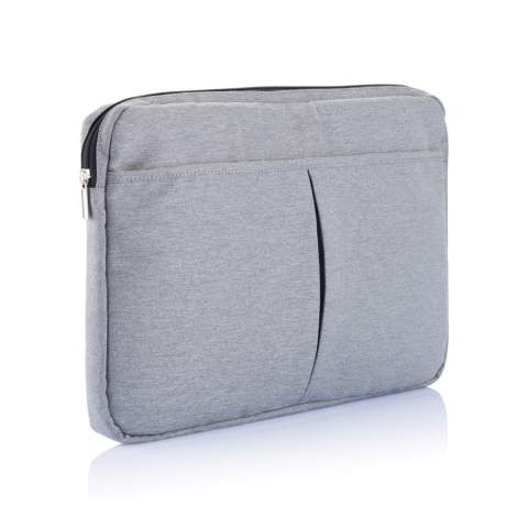 Pochette 600D pour non seulement transporter votre ordinateur portable, mais aussi pour ranger votre chargeur, câbles, clés etc. Sans PVC.<br /><br />FitsLaptopTabletSizeInches: 15.0