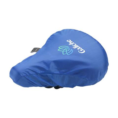 WoW! Seat cover made from recycled PET. The elastic band remains visible in this model. By using this cover, your bicycle saddle will remain dry and protected. GRS-certified. Total recycled material: 99%.