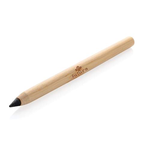 This Tree free infinity pencil replaces your traditional wooden pencil. Traditional wooden pencils write only up to around 200 metres, but this Tree free infinity pencil, has a writing length of up to around 20000 metres using a graphite tip to produce a graphite line. Not only does it write like a pencil, but the markings can be erased. It works by leaving a graphite line on paper just like a regular traditional wooden pencil but it wears down so slowly, that it should outlast up to 100 traditional wooden pencils!