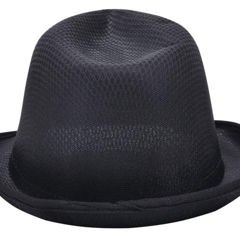 Mettez-vous dans la peau d’un parrain de la mafia avec cette version promotionnelle du chapeau Maffia Hat. Sympa aussi pour les fêtes à thème. Vous pouvez ajouter un ruban de couleur autour du chapeau pour un effet encore plus ludique, avec un message sympa ou votre logo (d’entreprise), par exemple. En polyester. Prix très avantageux lors de grosses commandes.