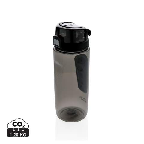 This Swiss Peak deluxe tritan sports bottle fits in your hand as easily as it fits in your sports bag. On top of that, its lockable lid has a durable design to help eliminate leaks and spills. With a no-slip grip design and button-7operated spout. Integrated handle in the lid for easy carrying. Capacity 700ml. BPA free.