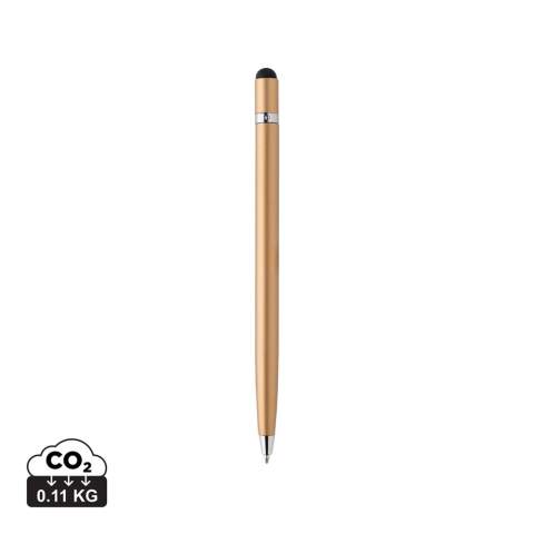 Stylus-Stift im zeitlosen Design. Mit 1200m blauschreibender Dokumental® Mine und TC-Ball für sanftes Schreiben.