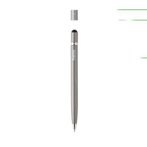 Stylus-Stift im zeitlosen Design. Mit 1200m blauschreibender Dokumental® Mine und TC-Ball für sanftes Schreiben.