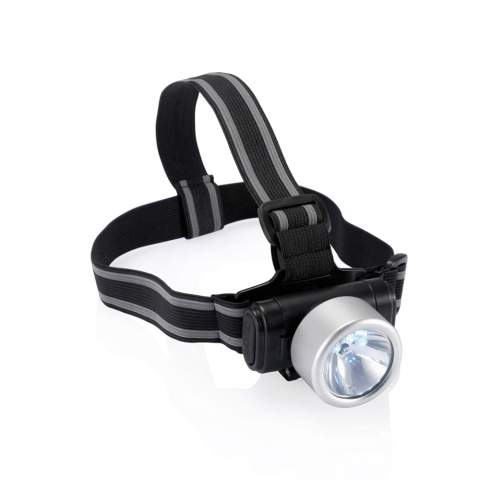 3 LED + 1 krypton bulb with 2 function switch and adjustable headband.<br /><br />Lightsource: LED<br />LightsourceQty: 3