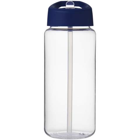 Bouteille de sport à simple paroi fabriquée en matériau Tritan™ résistant, sans BPA. Dispose d’un couvercle anti-déversement avec bec verseur. Capacité de 600 ml. Couleurs à mélanger et assortir pour créer la bouteille parfaite. Fabriqué en Europe. Le tout emballé dans un sac en plastique PE recyclé. Conforme à la norme EN12875-1. Lavable au lave-vaisselle.