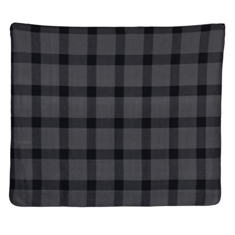 This ultra soft blanket is a welcome addition to any home. The blanket is made of180gsm double fleece material and features a decorative plaid print; the dimensions unfolded are 127x152cm.