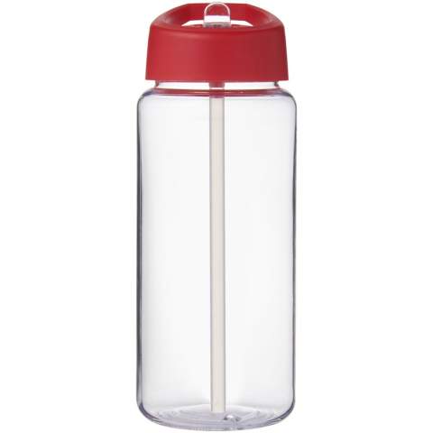 Single-wall sport bottle made from durable, BPA-free Tritan™ material. Features a spill-proof lid with flip-top drinking spout. Volume capacity is 600 ml. Mix and match colours to create your perfect bottle. Made in Europe. Packed in a recycled PE plastic bag. EN12875-1 compliant and dishwasher safe. 