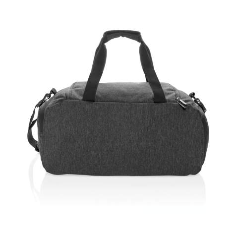 Sac de sport en polyester 900D avec un revêtement résistant à l'eau, parfait pour chaque aventure  et chaque séance d'entraînement. Ce sac comporte un grand compartiment principal avec une poche intérieure zippée pour ranger de l'argent liquide ou des objets de valeur, ainsi qu'une poche avec aération pour vos chaussures. Une poche frontale zippée avec rangement pratique pour votre téléphone portable, clés et autres accessoires fréquemment utilisés. Sans PVC.<br /><br />PVC free: true