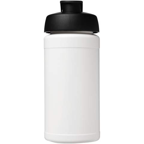 Single-wall sport bottle. Features a spill-proof lid with flip top. Volume capacity is 500 ml. Mix and match colours to create your perfect bottle. Contact customer service for additional colour options. Made in the UK. BPA-free. EN12875-1 compliant and dishwasher safe.