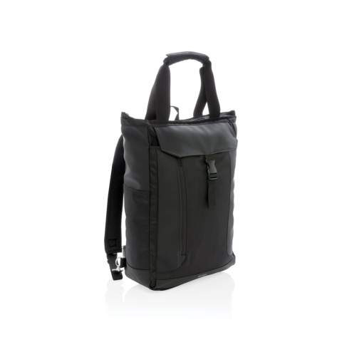 Deze veelzijdige tas kan op de schouder worden gedragen, met de hand of als een rugzak. Inclusief gewatteerd 15"  laptopvak en RFID-beschermde vakjes. PVC vrij.<br /><br />FitsLaptopTabletSizeInches: 15.6<br />PVC free: true