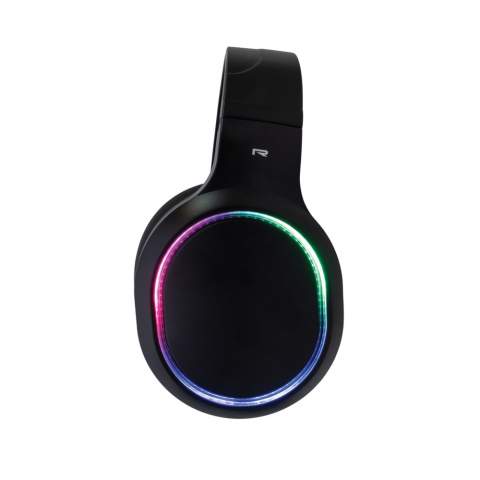 Become a gaming hero with this high quality RGB gaming headset.  The headphone is adjustable and due to the over ear design, super comfortable to wear for hours non-stop. With integrated RGB lights. Also incorporating low latency mode to have no delay from the screen. The high quality MIC enables perfect and clear communication and can be used for conference calls.  With 220 cm wear-proof woven cable for extra long lasting usage. The headset is plug and play so no need to install a driver. Item and cable are PVC free.<br /><br />PVC free: true