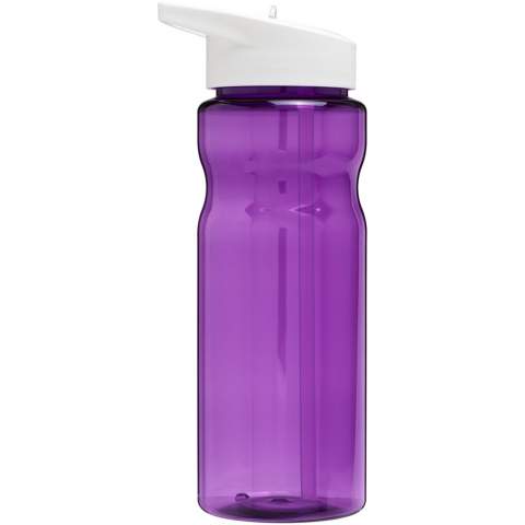 Single-wall sport bottle with ergonomic design. Bottle is made from recyclable PET material. Features a spill-proof lid with flip-top drinking spout. Volume capacity is 650 ml. Mix and match colours to create your perfect bottle. Contact customer service for additional colour options. Made in the UK. Packed in a recycled PE plastic bag. BPA-free.