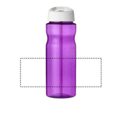 Single-wall sport bottle with ergonomic design. Bottle is made from recyclable PET material. Features a spill-proof lid with flip-top drinking spout. Volume capacity is 650 ml. Mix and match colours to create your perfect bottle. Contact customer service for additional colour options. Made in the UK. Packed in a recycled PE plastic bag. BPA-free.